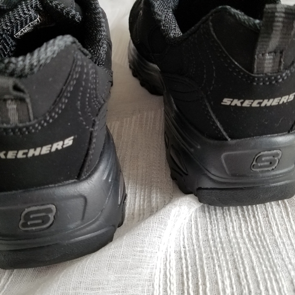 Skechers D'lites With Air-Cooled Memory Foam Black Size 8 - Picture 5 of 8